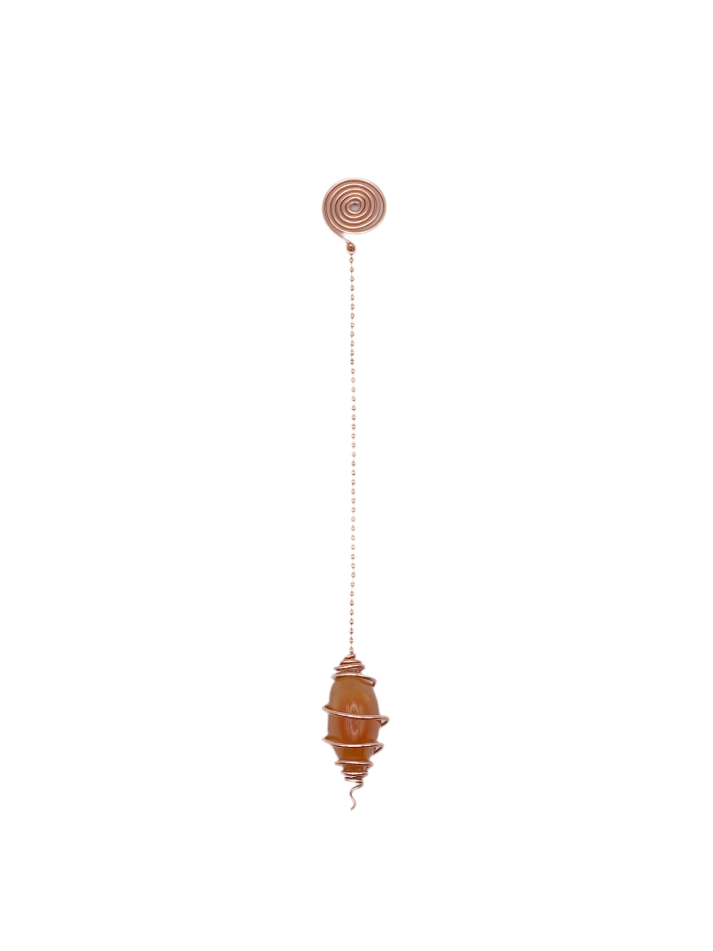 Carnelian Copper Pendulum