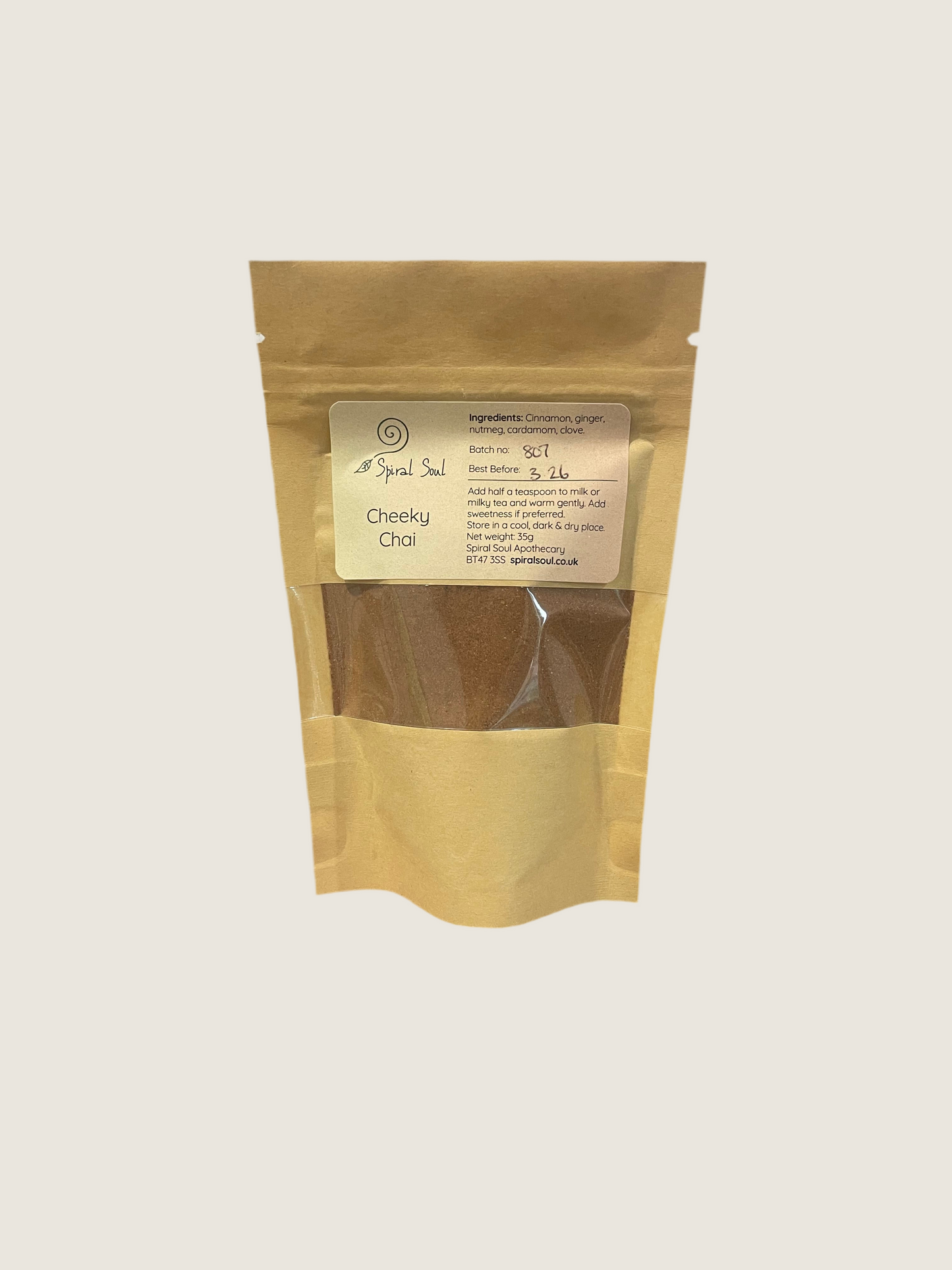 Spiral Soul - Cheeky Chai REDUCED from €8.50