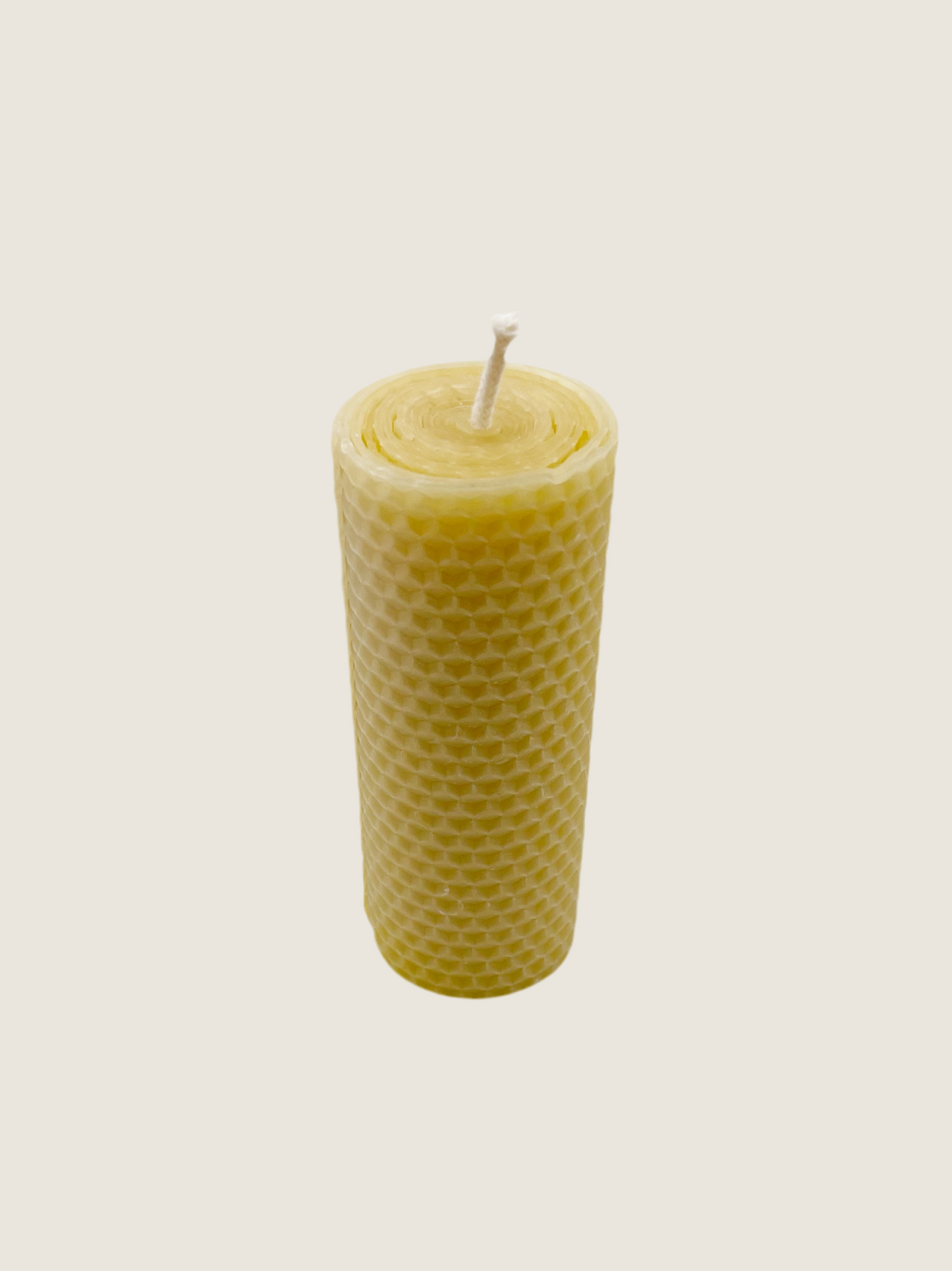 Small Wrapped Beeswax Candle