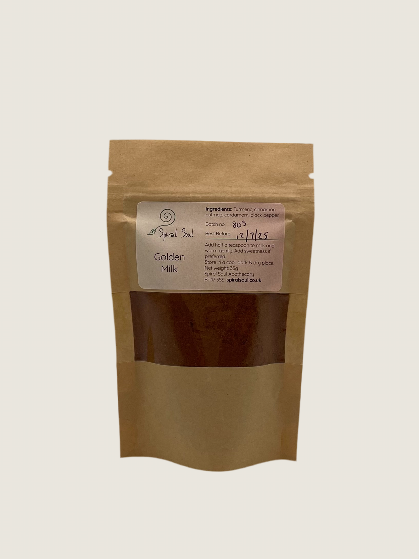 Spiral Soul - Golden Milk 35g