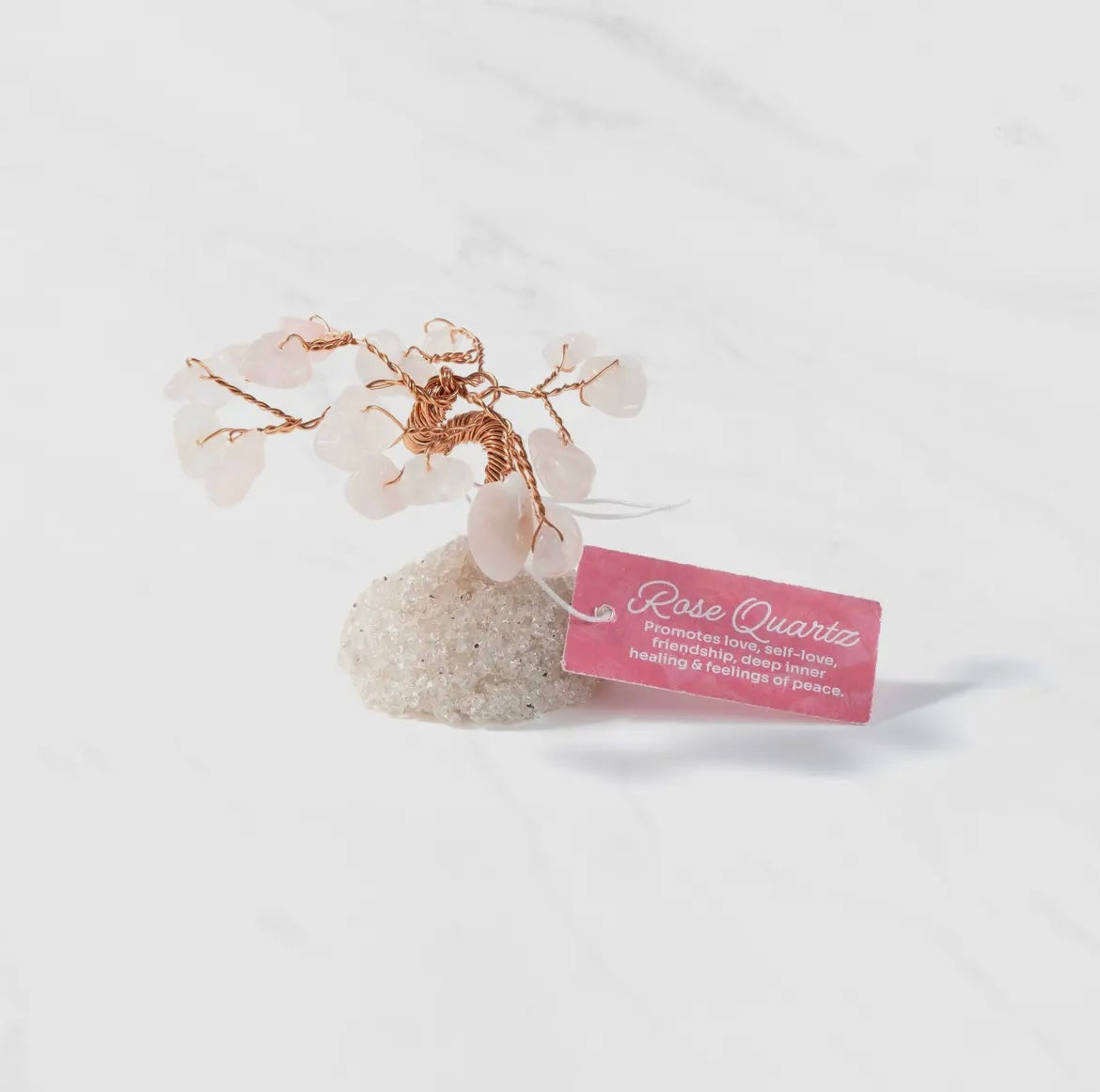 Rose Quartz Gem Tree