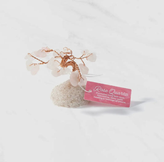 Rose Quartz Gem Tree