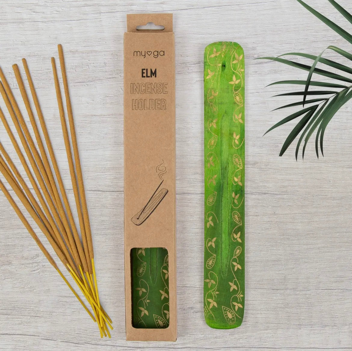 Incense holder (green)